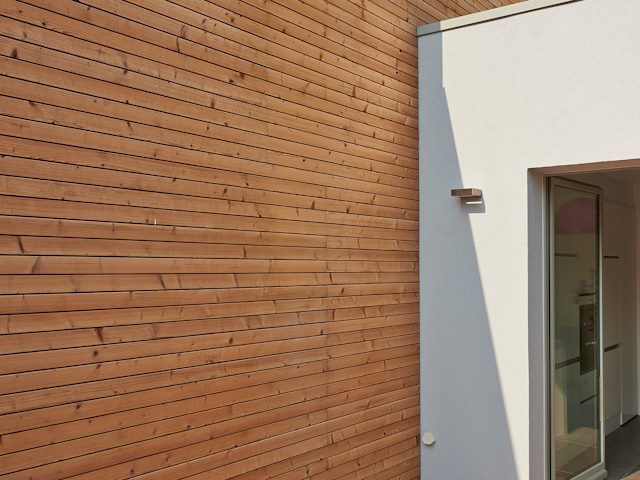 British larch Walled Garden Cladding