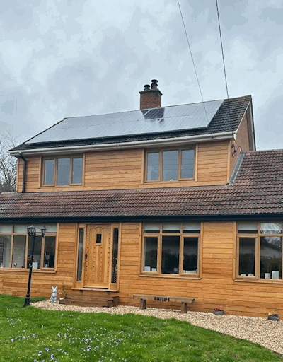 British Larch Closed Rain Screen Cladding